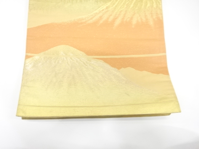  アンティーク　遠山模様織り出し袋帯（材料）